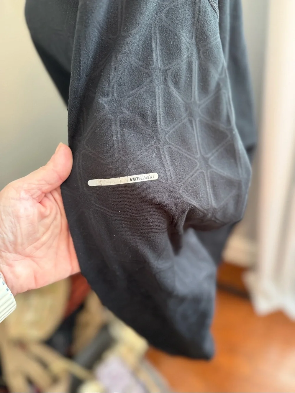 Nike Black Full-Zip Dri-FIT Running Jacket